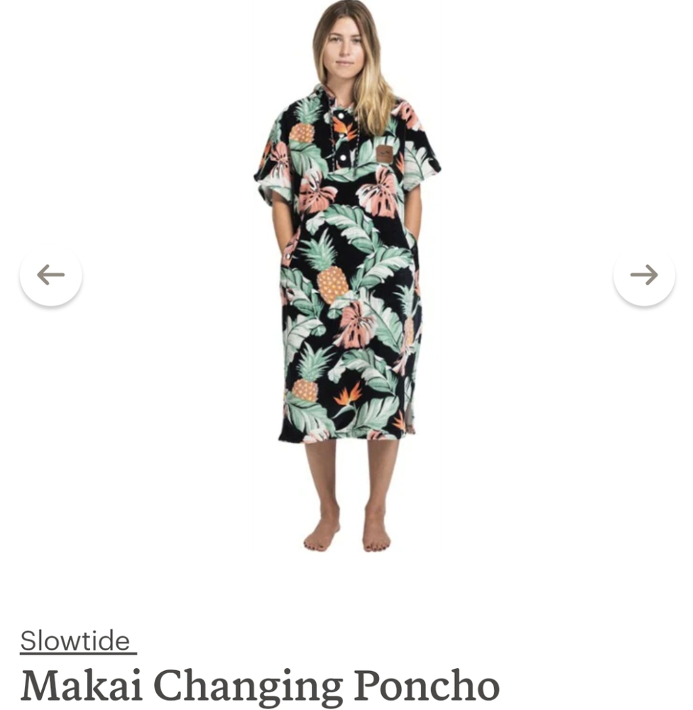 Slow Tide changing poncho